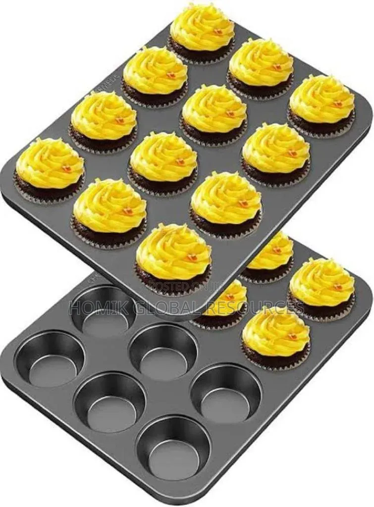 12 Holes Cup Cake Mould Pan