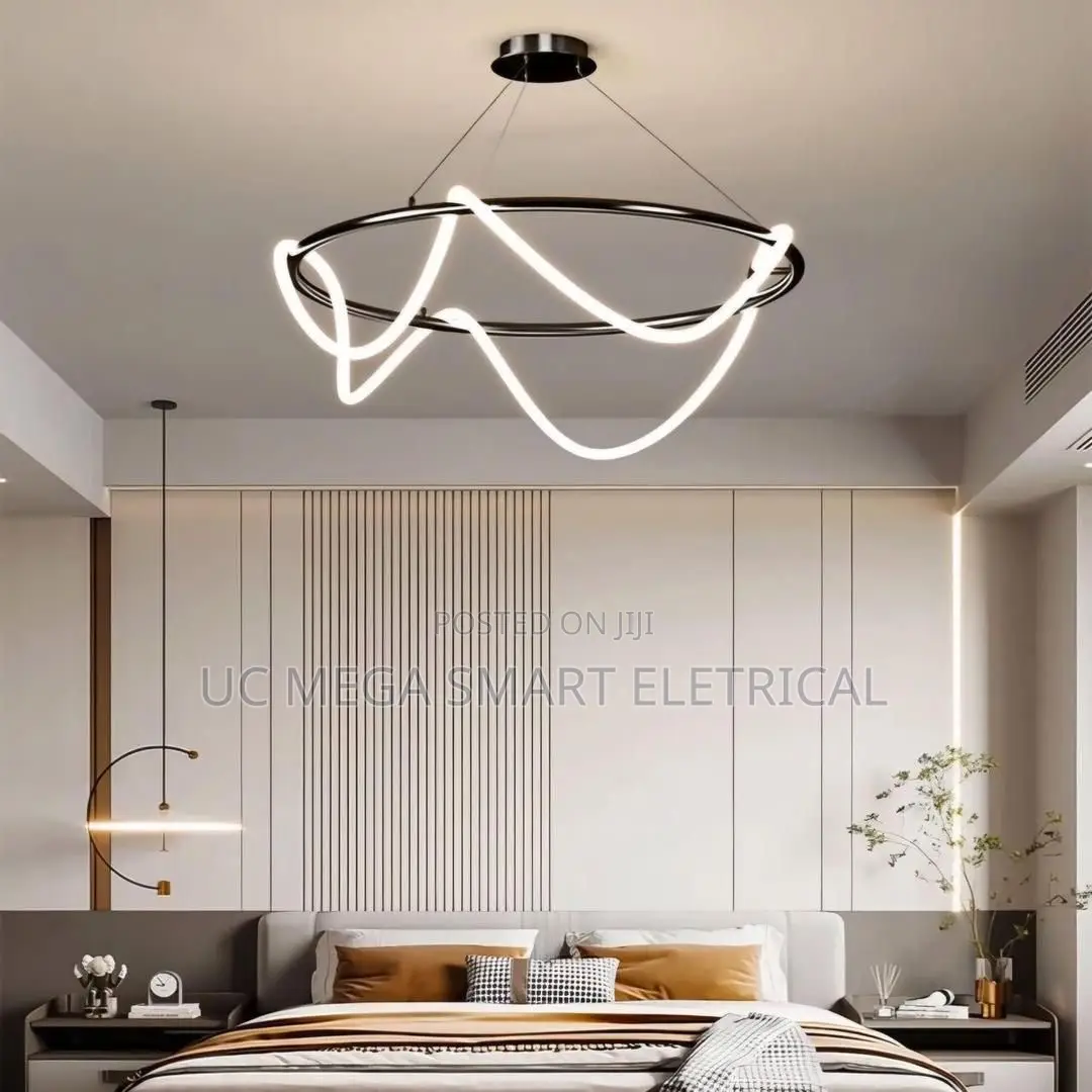 Nordic Led Long Hose Chandelier for Table Dining Room Kitchen Bar