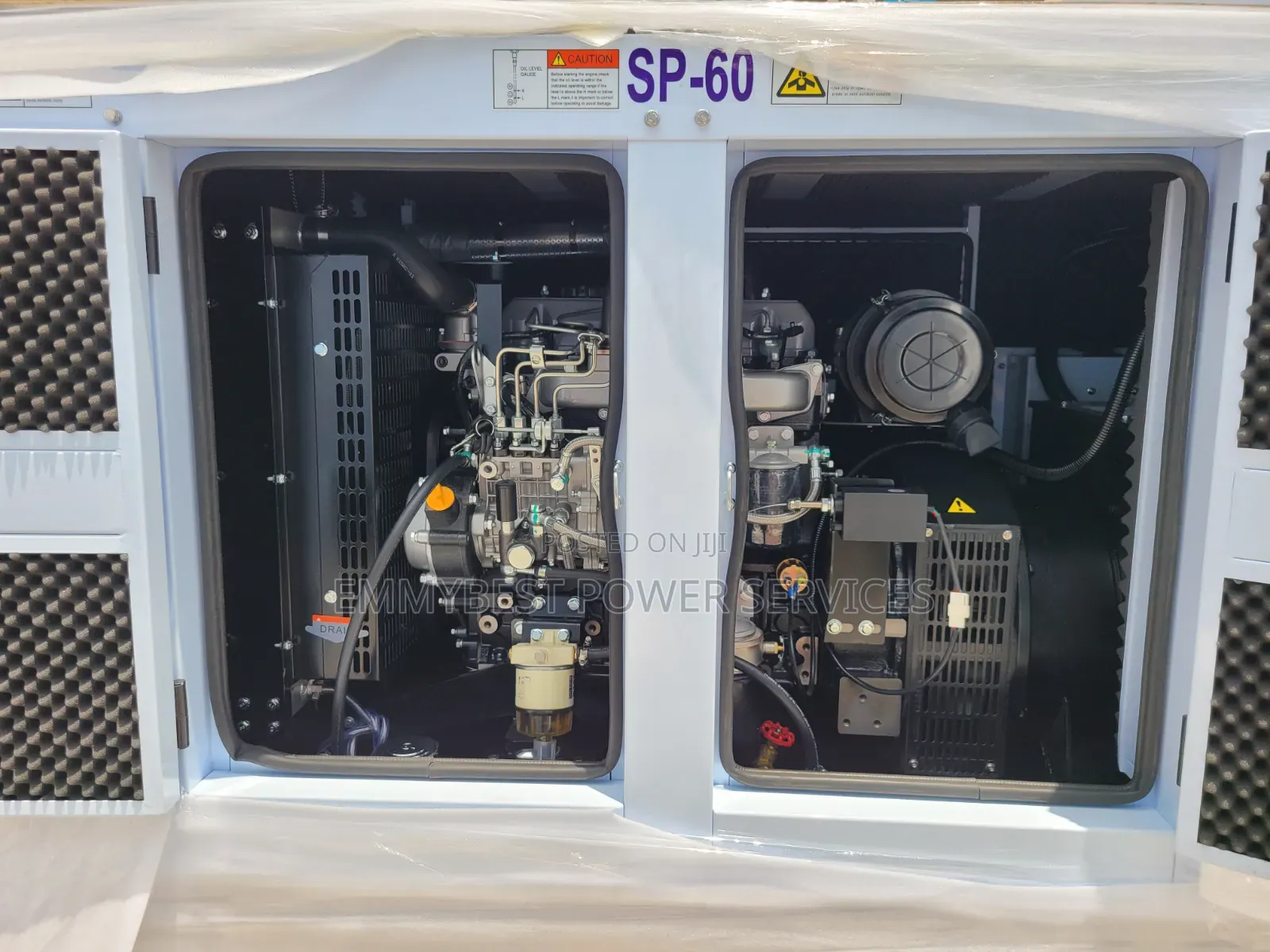 Full Stable Copper 60kva Soundproof Generator
