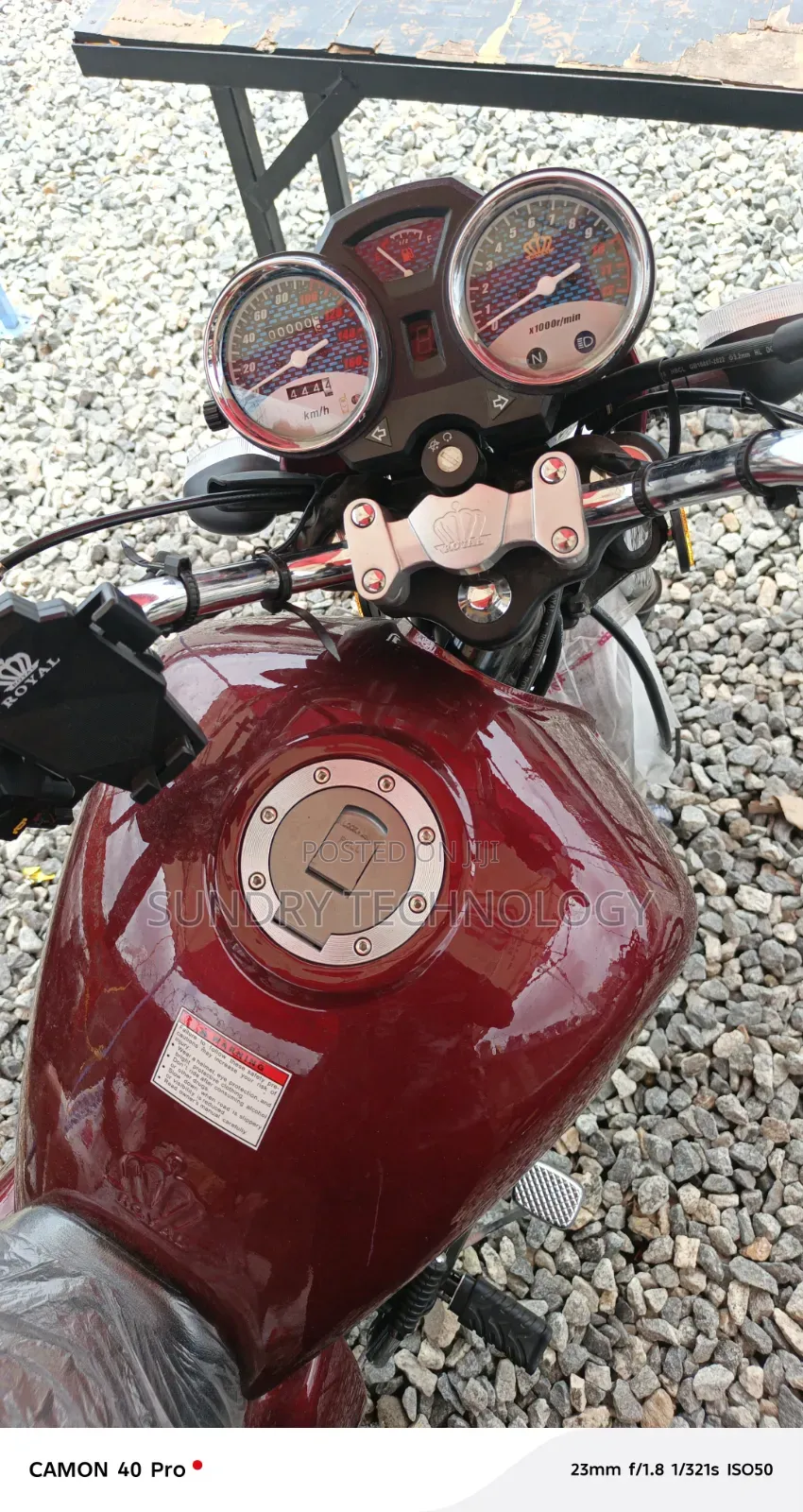 New Royal Motorcycle 2025 Red