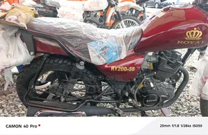New Royal Motorcycle 2025 Red
