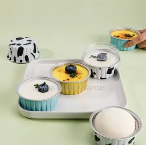 12pcs Multifunctional Aluminum Foil Pudding Cup for Cupcakes