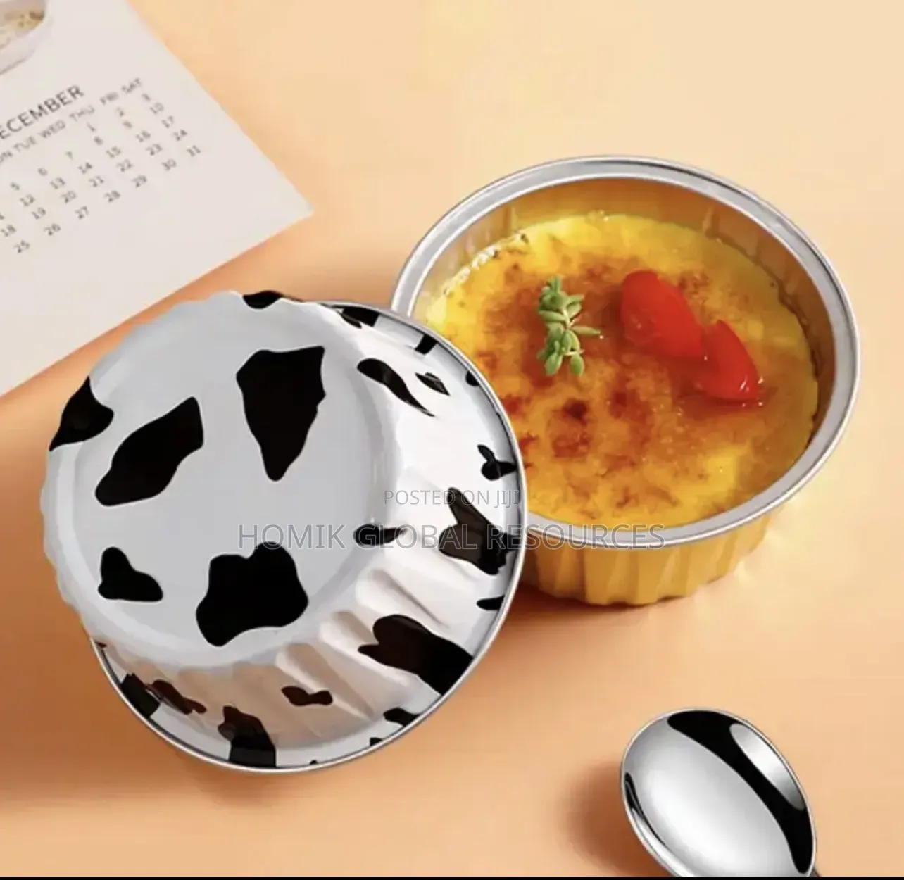 12pcs Multifunctional Aluminum Foil Pudding Cup for Cupcakes
