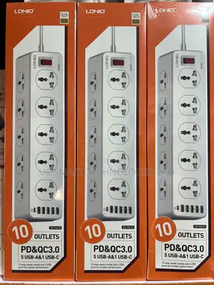 Ldnio 10 Outlets, 5 Usb and 1 Type-C Power Socket
