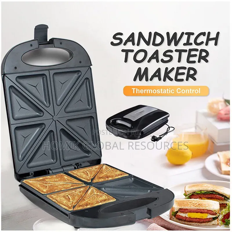 1400watt Four Faces Toaster/Sandwich Maker