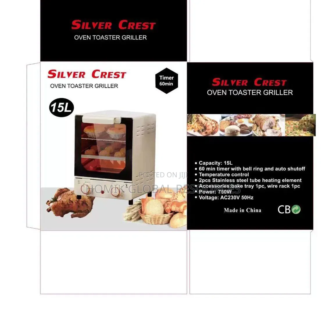 15l Silver Crest 3layers Multifunctional Oven