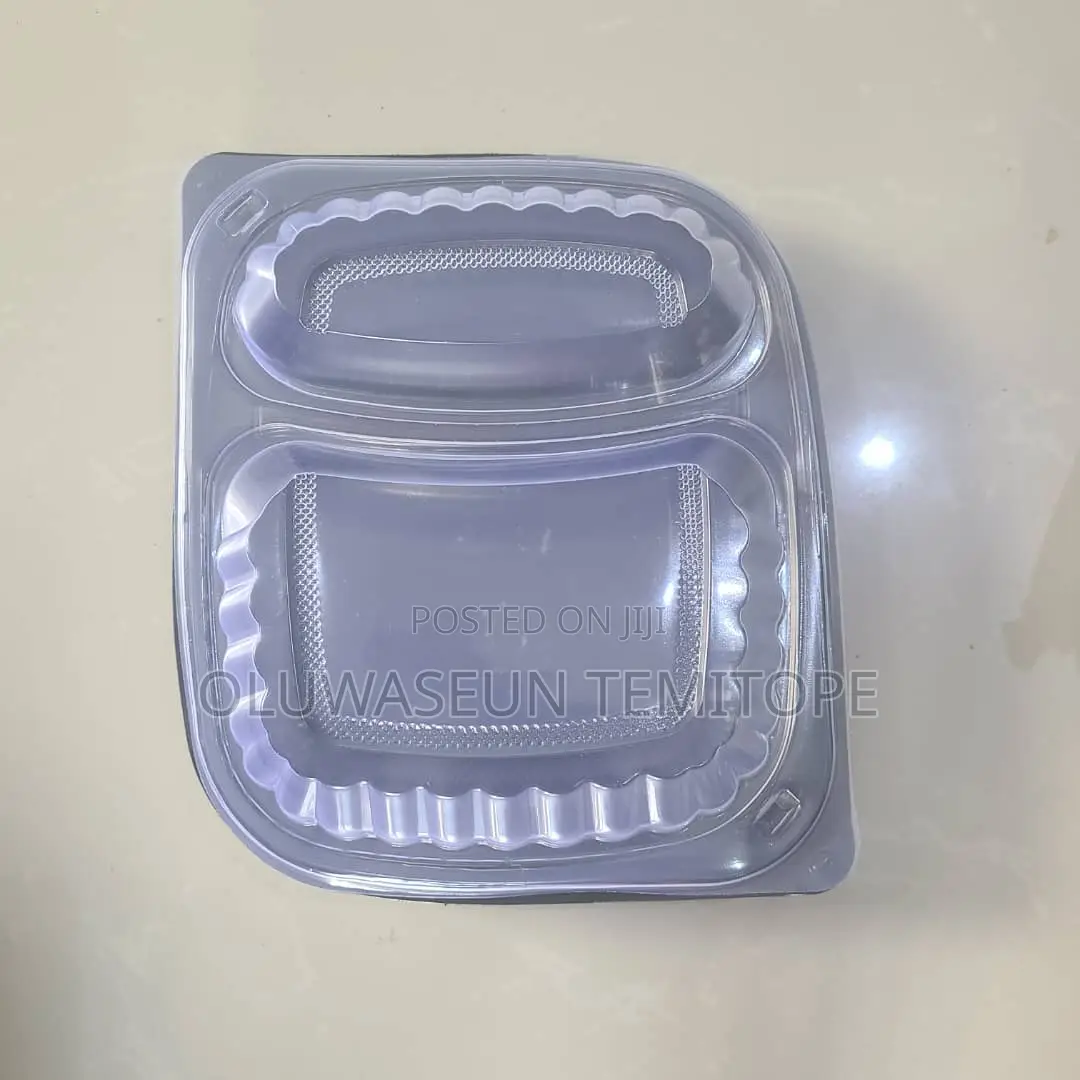 Divider Plastic Plates With Transparent Cover