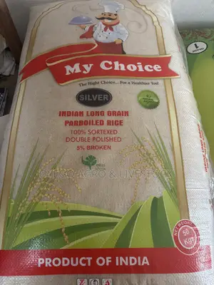 50kg My Choice (Silver) Indian Parboiled Rice