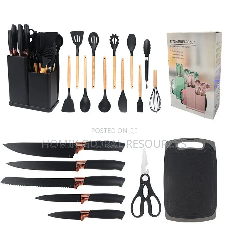 19pcs Silicone Nonstick Kitchen Cooking Set