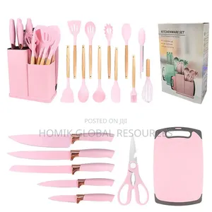 19pcs Silicone Nonstick Kitchen Cooking Set