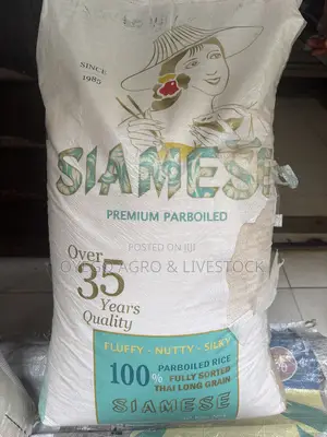 50kg Siamese Premium Parboiled Rice