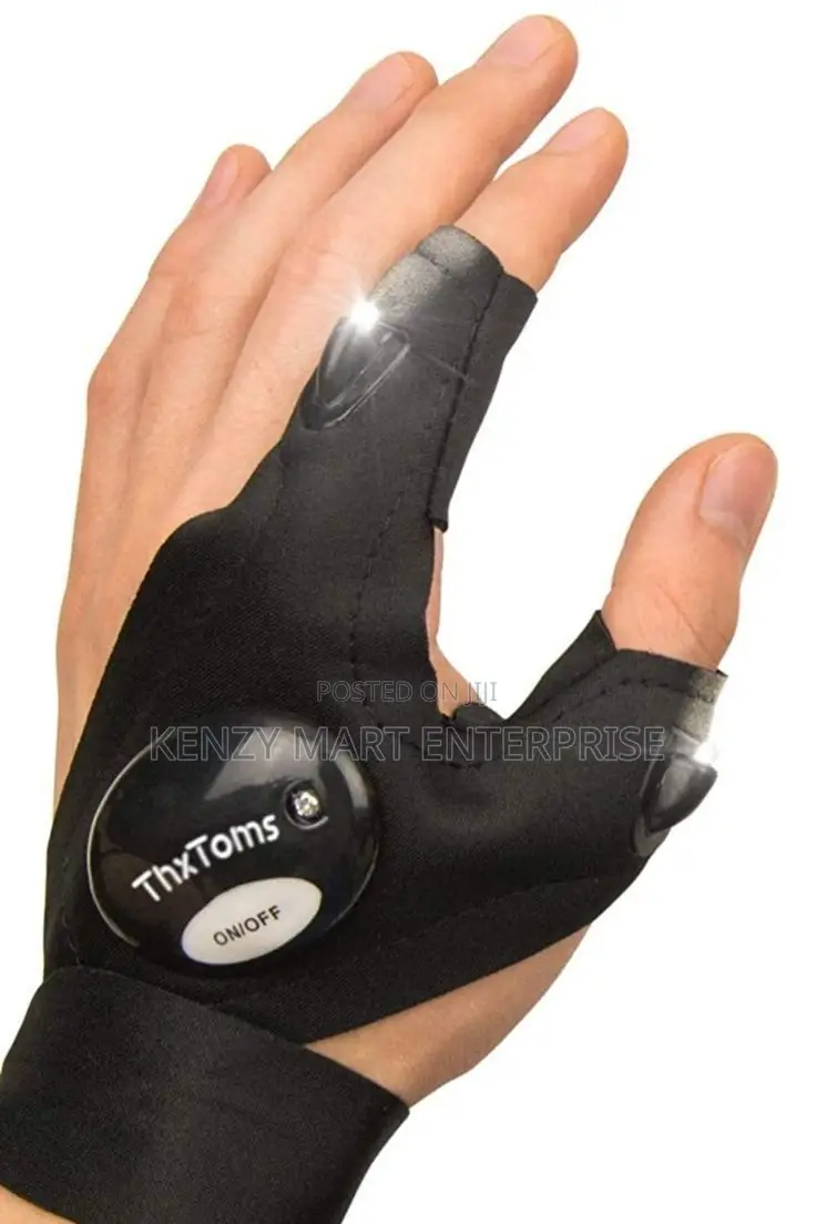 Rechargeable Led Gloves for Mechanics and Workers