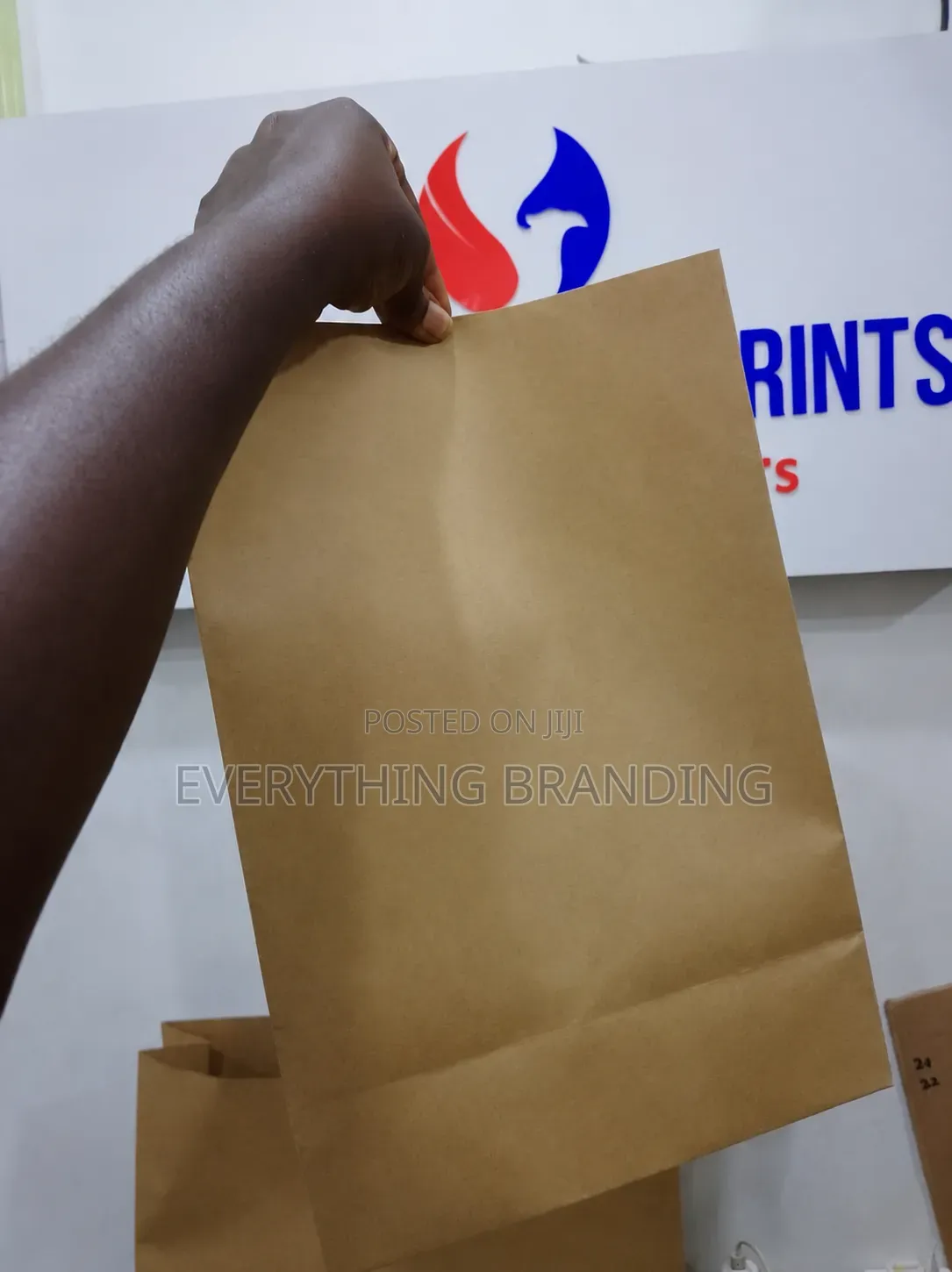 No Handle Craft Paper Bag, A4 Size for Packaging