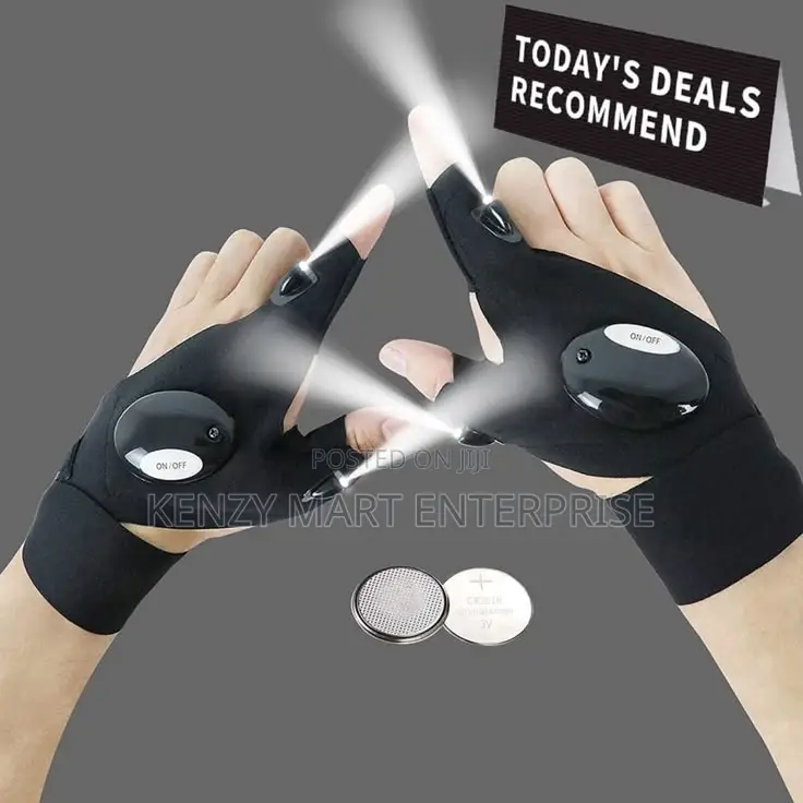 Rechargeable Led Gloves for Mechanics and Workers