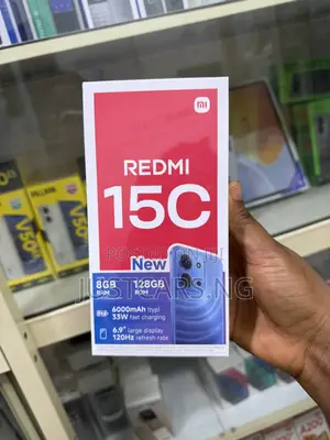 New Xiaomi Redmi 15C 4G 128 GB Black
