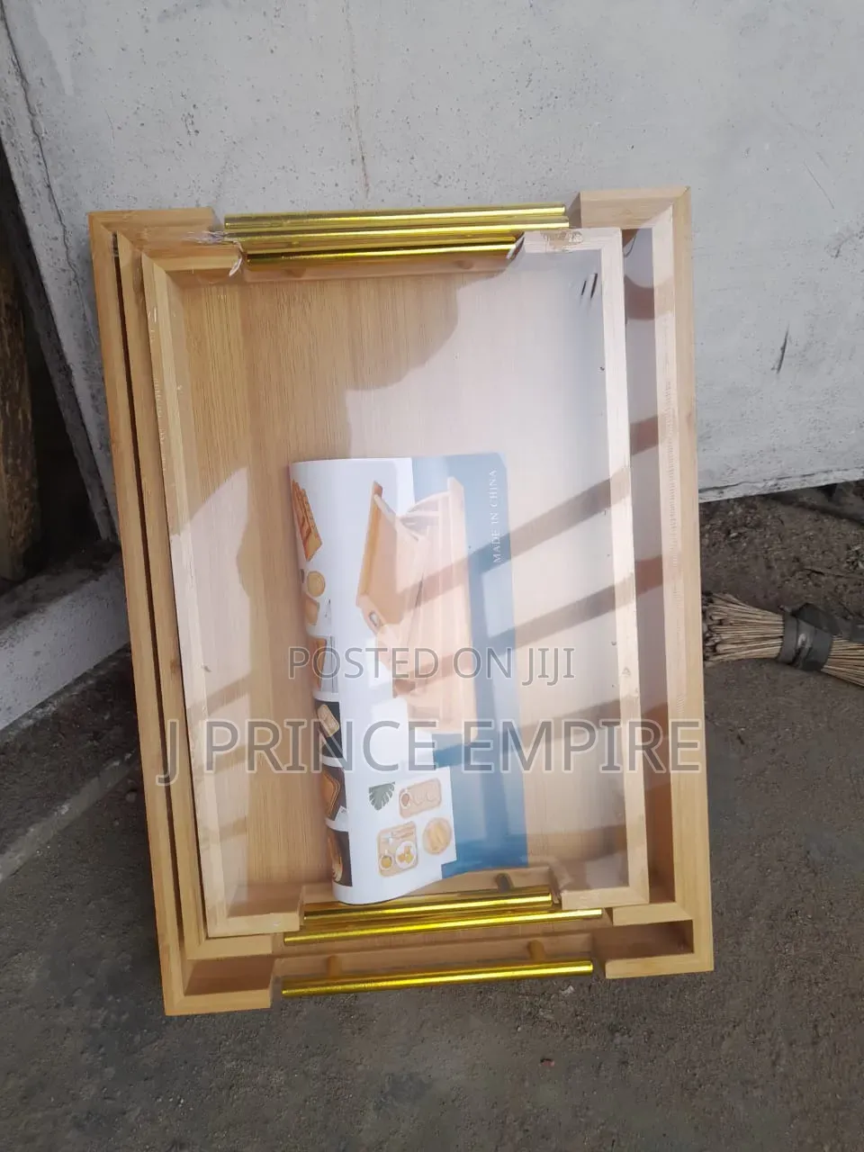 Bamboo Tray - 3 PCS