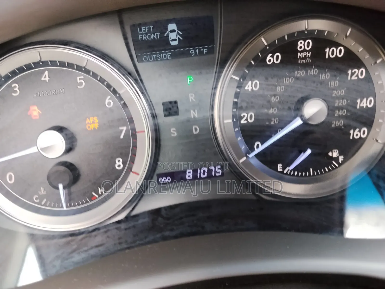 Lexus ES 350 2012 Blue