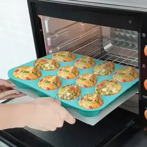 12cups Silicon Cupcake Baking Mould