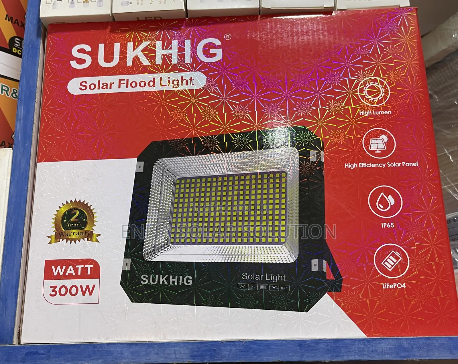 300w Sukhig Solar Floodlight