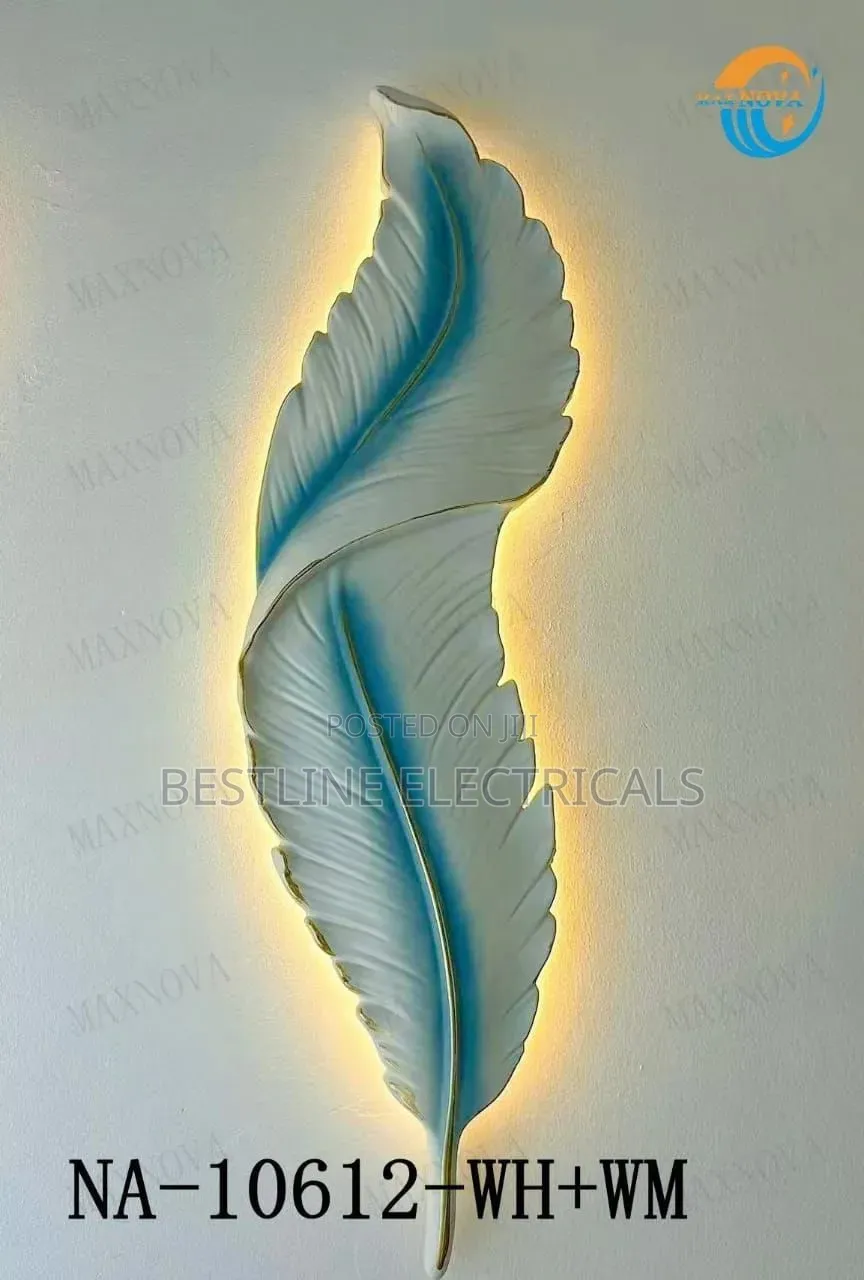 Led Feather  Wall Breaket Light Available