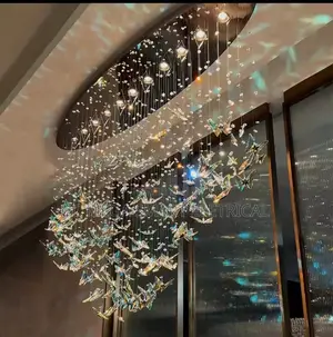 Light Luxury Crystal Lamp Restaurant Lamp New High-End Living Room