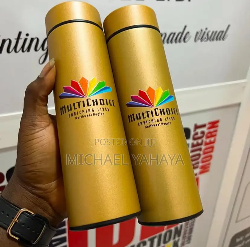 Temperature Flask (Branded With Your Text or Logo)