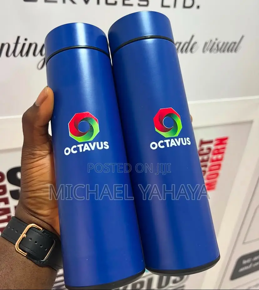 Temperature Flask (Branded With Your Text or Logo)