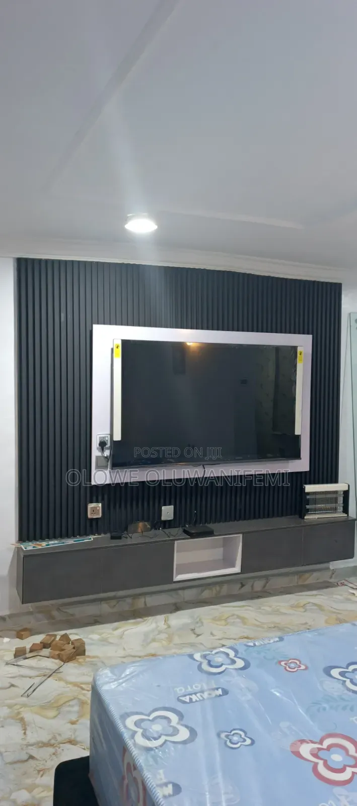 Fluted Panel Tv Console Design