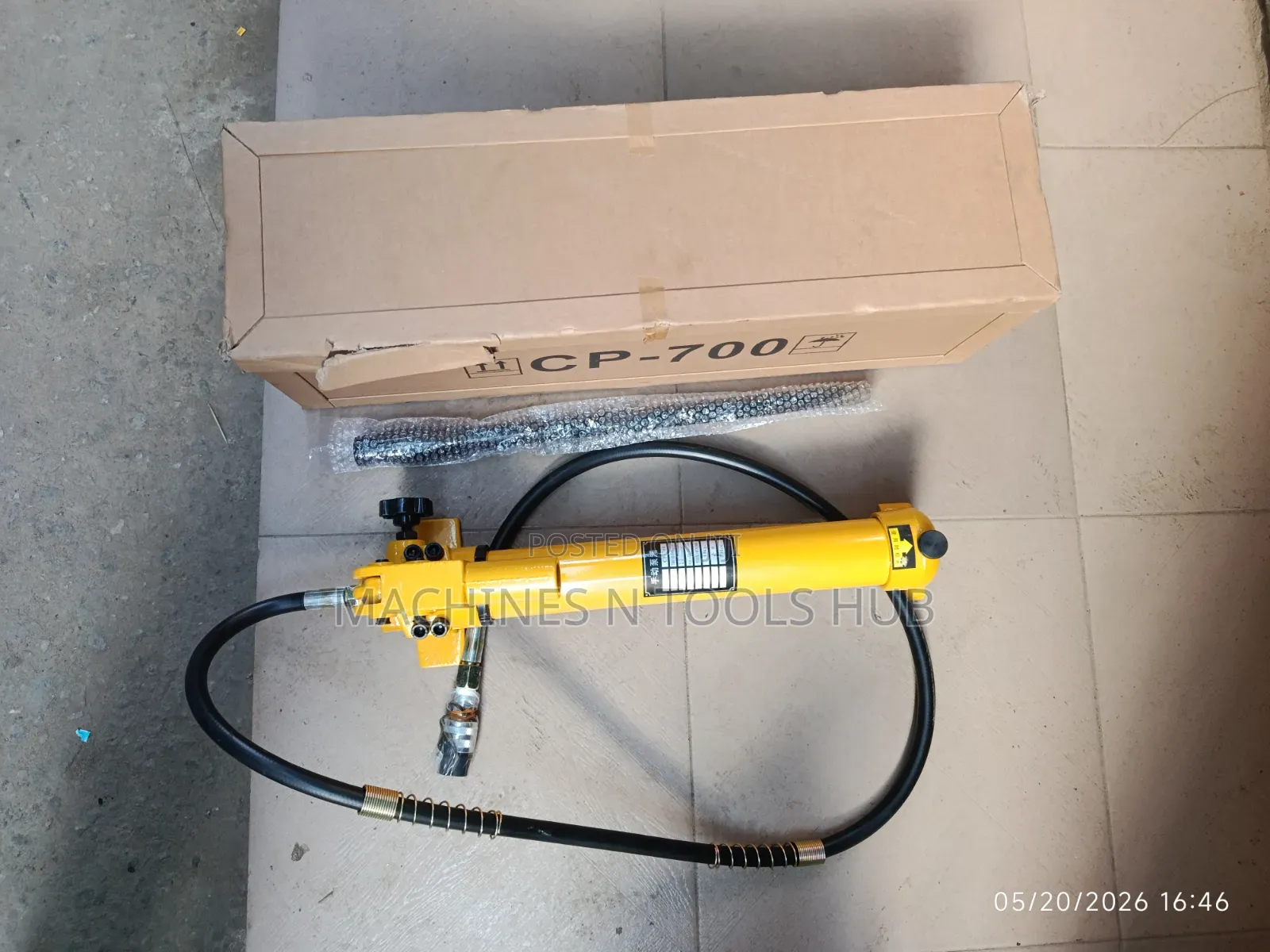 Cp-700 Hydraulic Hand Pump 700bar