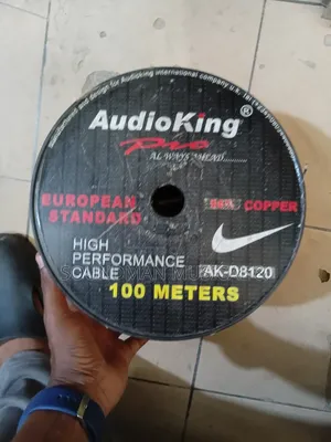 Audioking Professional 2.5mm X 4 Core Copper Speaker Wire 100 Meters