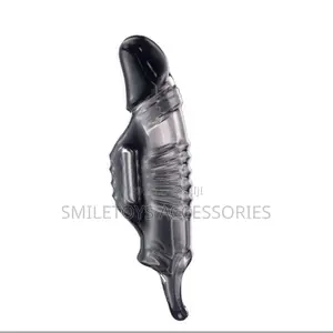 Penis Sleeve/Extender Reusable Condom Vibrating