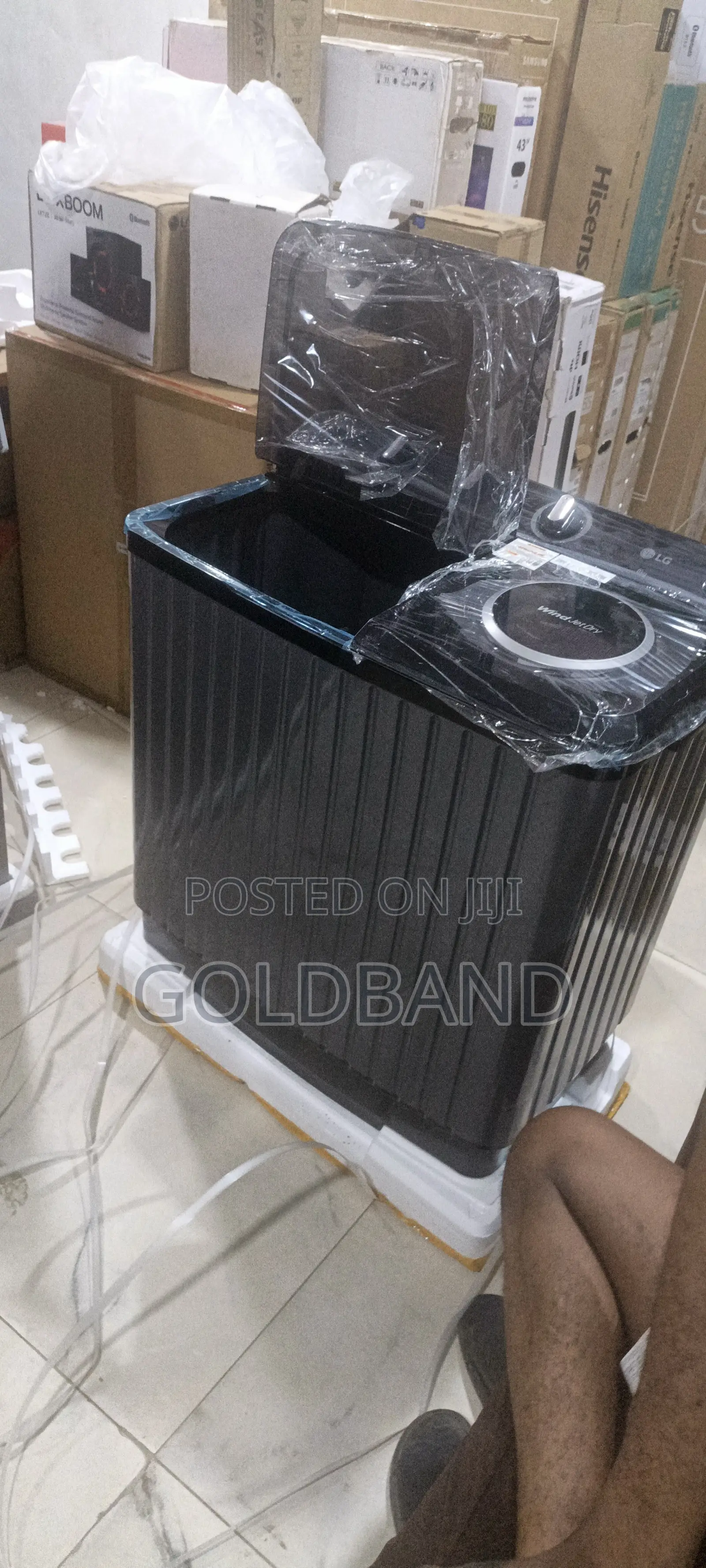 Premium Lg Semi-Automatic Washing Machine With Rollerjet System