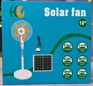 Solar Rechargeable Fan