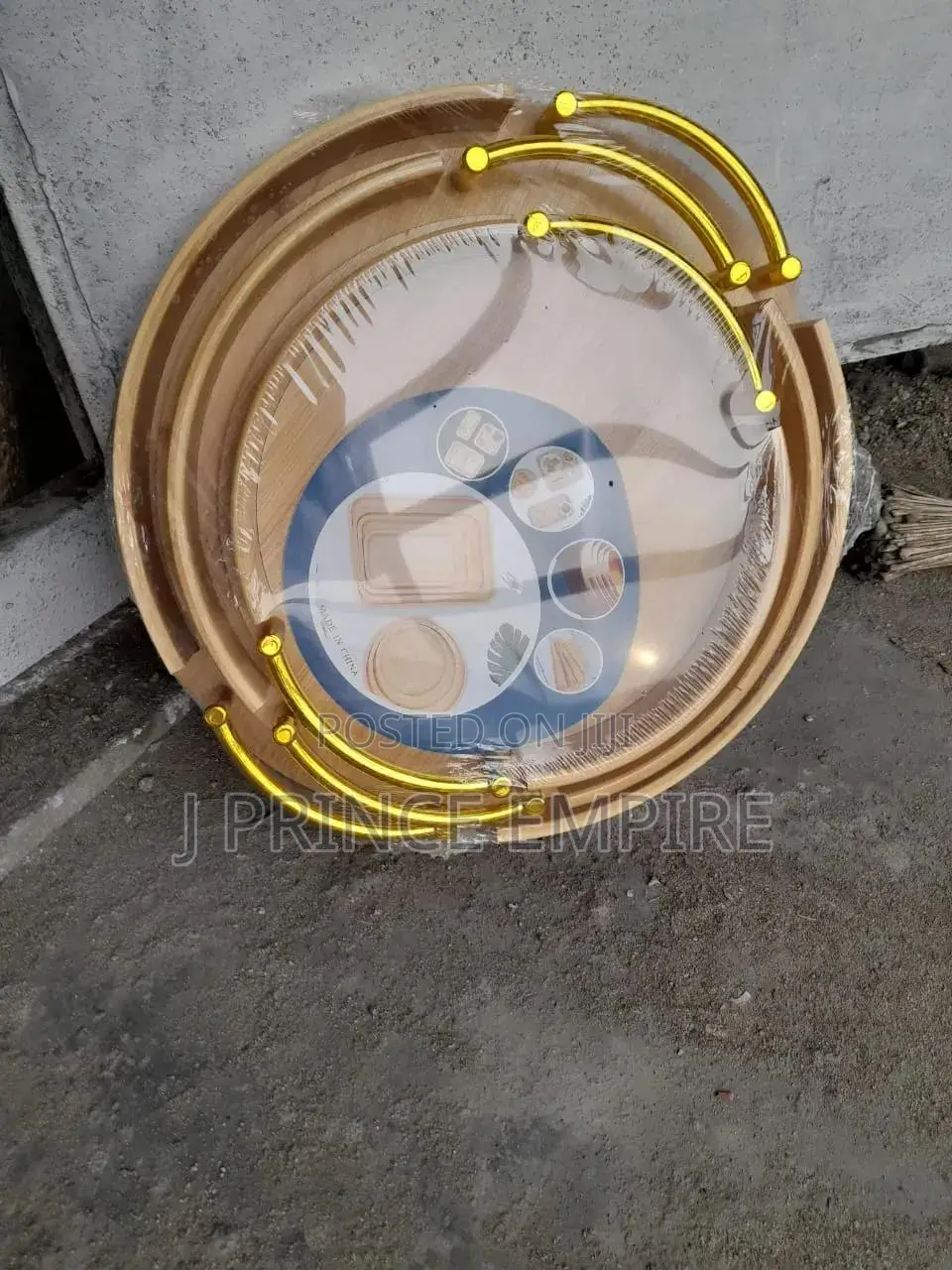 Bamboo Tray - 3 PCS