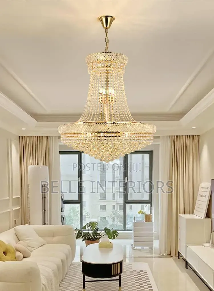 Luxury Glod Silver Crystal Led Dimmable