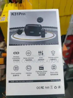 K31 Pro Wireless Mic, For Type C And Lighting.