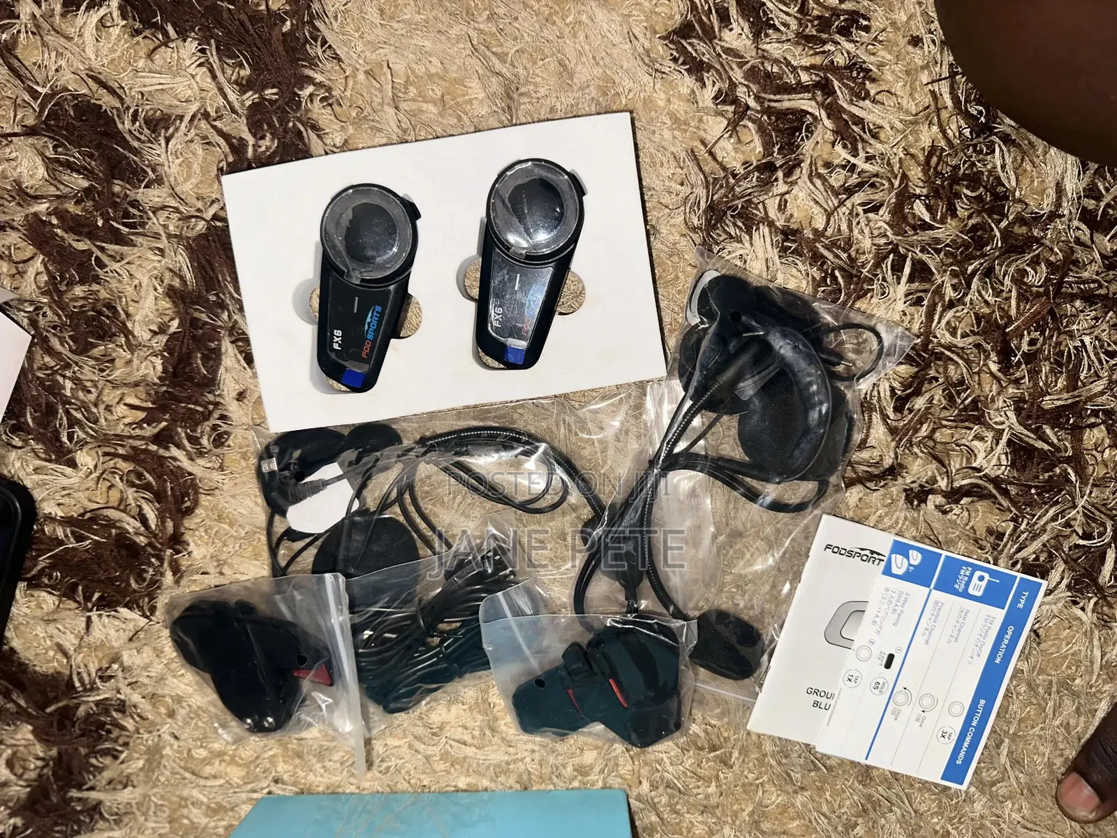 Fodsports Fx6 Motorcycle Bluetooth Helmet Intercom System