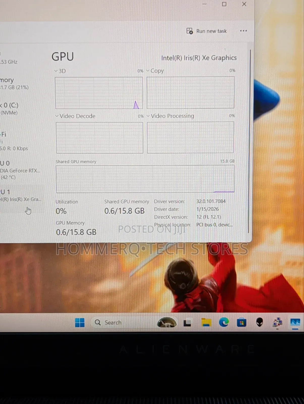 Laptop Alienware X16 r1 32GB Intel Core i9 SSD 1T