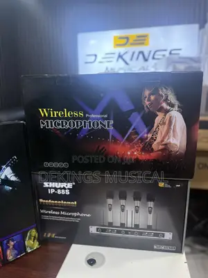 Professional 4 in 1 Wireless Microphone System