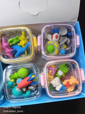 12 Boxes Of Assorted Erasers