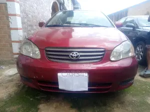 Toyota Corolla 2003 Red