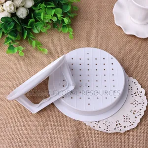1pc Thickened Plastic Hamburger Meat Press