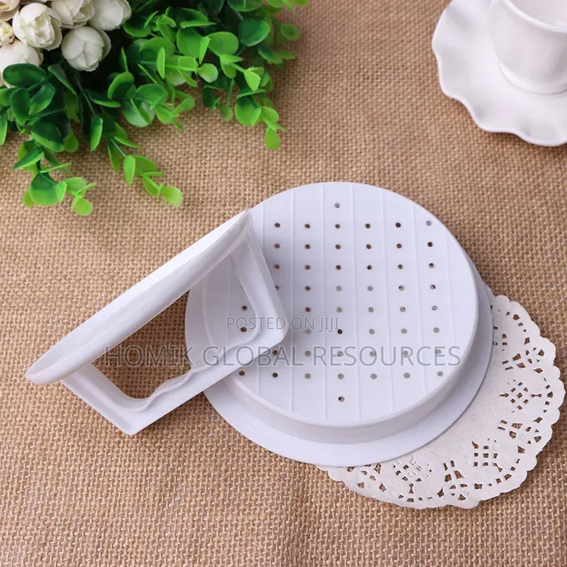 1pc Thickened Plastic Hamburger Meat Press
