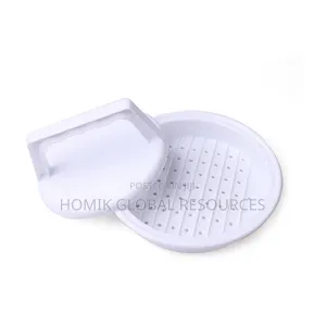 1pc Thickened Plastic Hamburger Meat Press