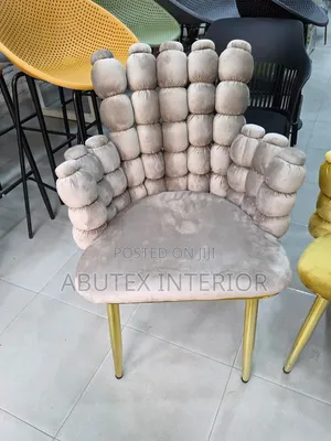 Padded Fabric Imported Single Chair