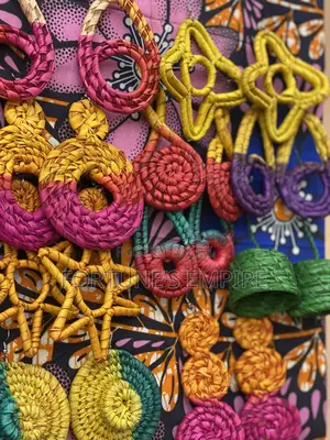 Rattan Earrings