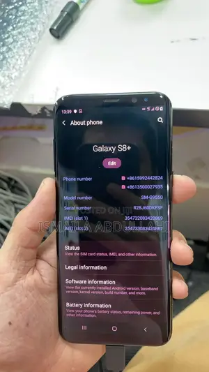 New Samsung Galaxy S8+ 128 GB Black