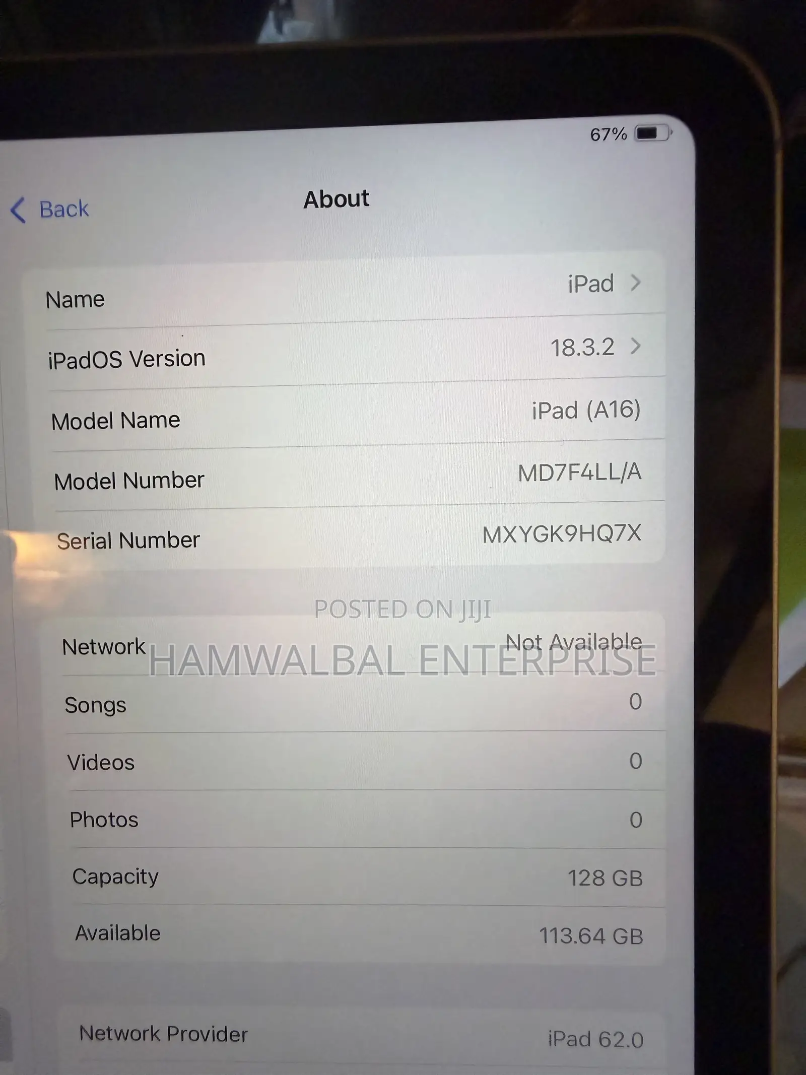 Apple iPad (2025) 128 GB Silver