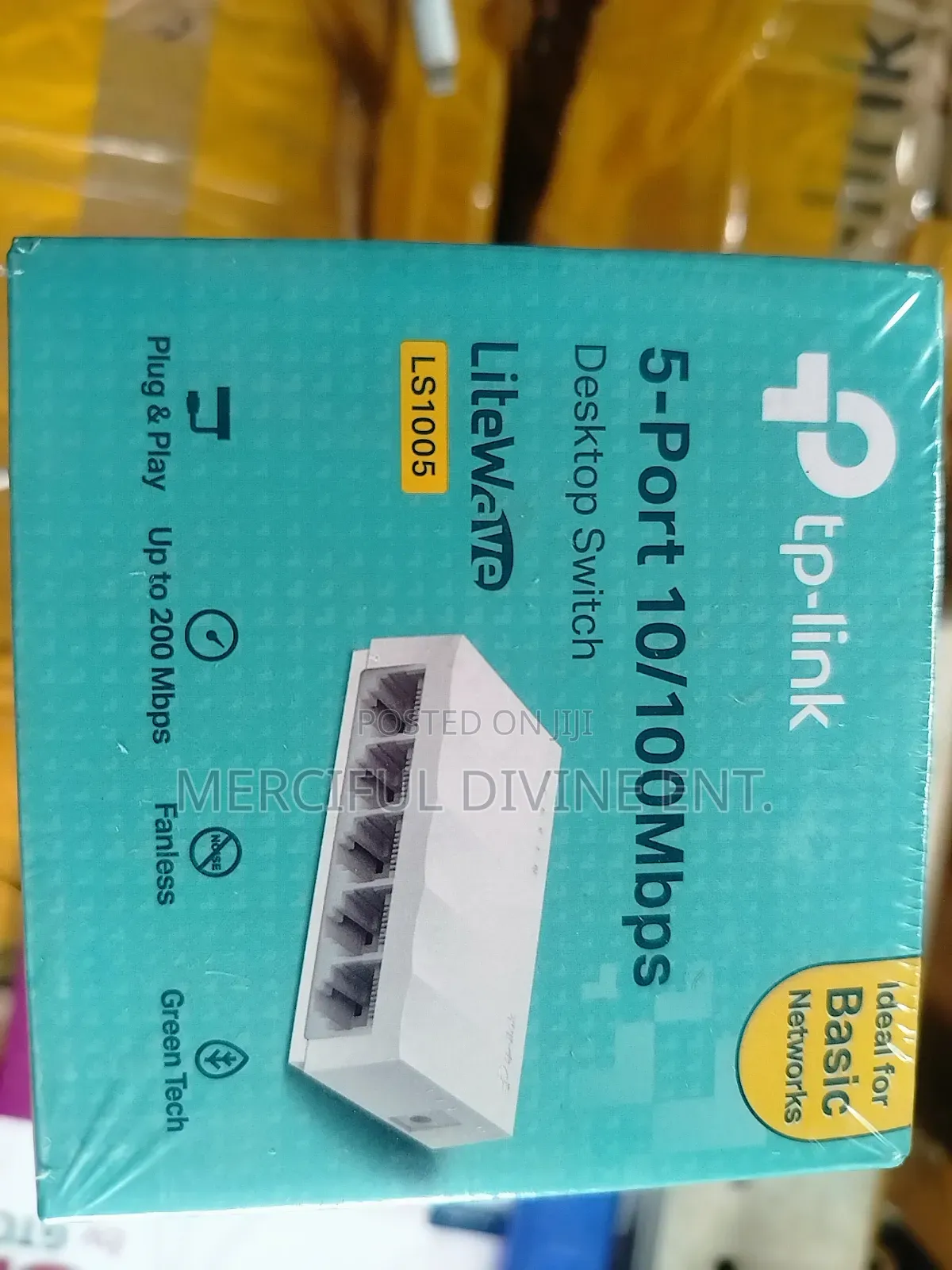 Tp-Link 5 Port 10/100mbps Desktop Switch Litewave Ls1005