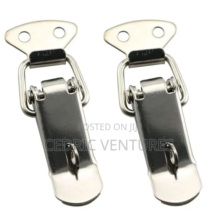 Stainless Steel Spring Loaded Toggle Latch Clamp Clip Lock - 2pcs